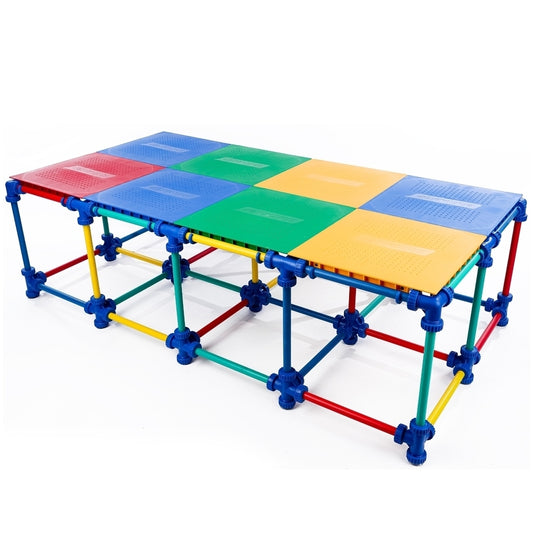 Multi-colored Platform for Swimming Pool Floor 8 Plates